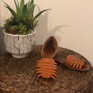Cute brown sandals